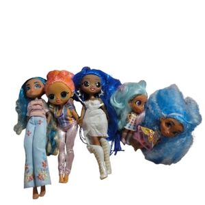 LOL DOLLS LOT OF 3 HAIRDORABLES DOLLS LOT OF 2